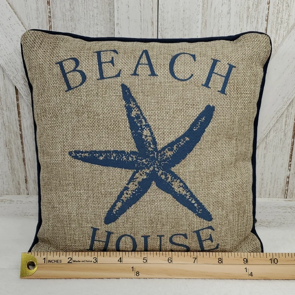 Beach House Starfish Pillow Starfish Coastal Lake Ocean